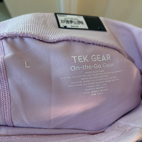 Tek Gear Mid Rise Light Pink Skort Size Large - Picture 7 of 7